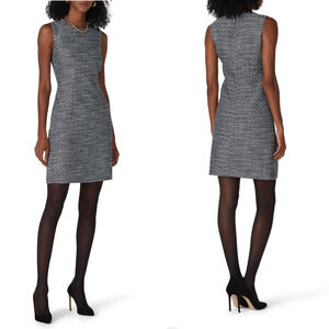 Adam Lippes x RTR Grey Tweed Sheath - Size 2